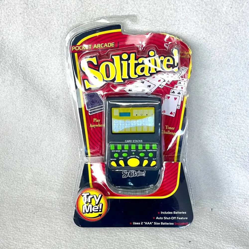 Westminster Pocket Arcade Solitaire Handheld Electronic Game (0277) Tested